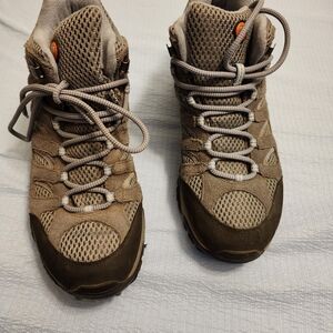 Merrell Women's Lace Up Boots - Grey And Blue Like NEW